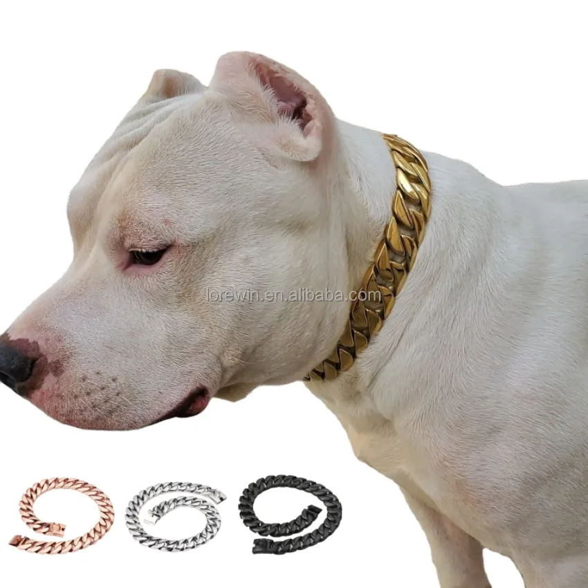 Placa de animal de estimação cubano, pescoço com nome, bruno, jóias de marca de luxo para cães, coleira de cachorro, corrente