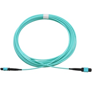 Aqua 10G 50/125 Ftth Cable de conexión de fibra 3,0mm MPO MTP Velocidad rápida Simplex Duplex 5G Centro DE DATOS Compatible con redes 4G - Product Image 1