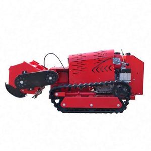 Cortador de césped alto de alta calidad, buen fabricante, cortacésped de cadena de Control remoto, cortacésped de pista de gran potencia - Product Image 2