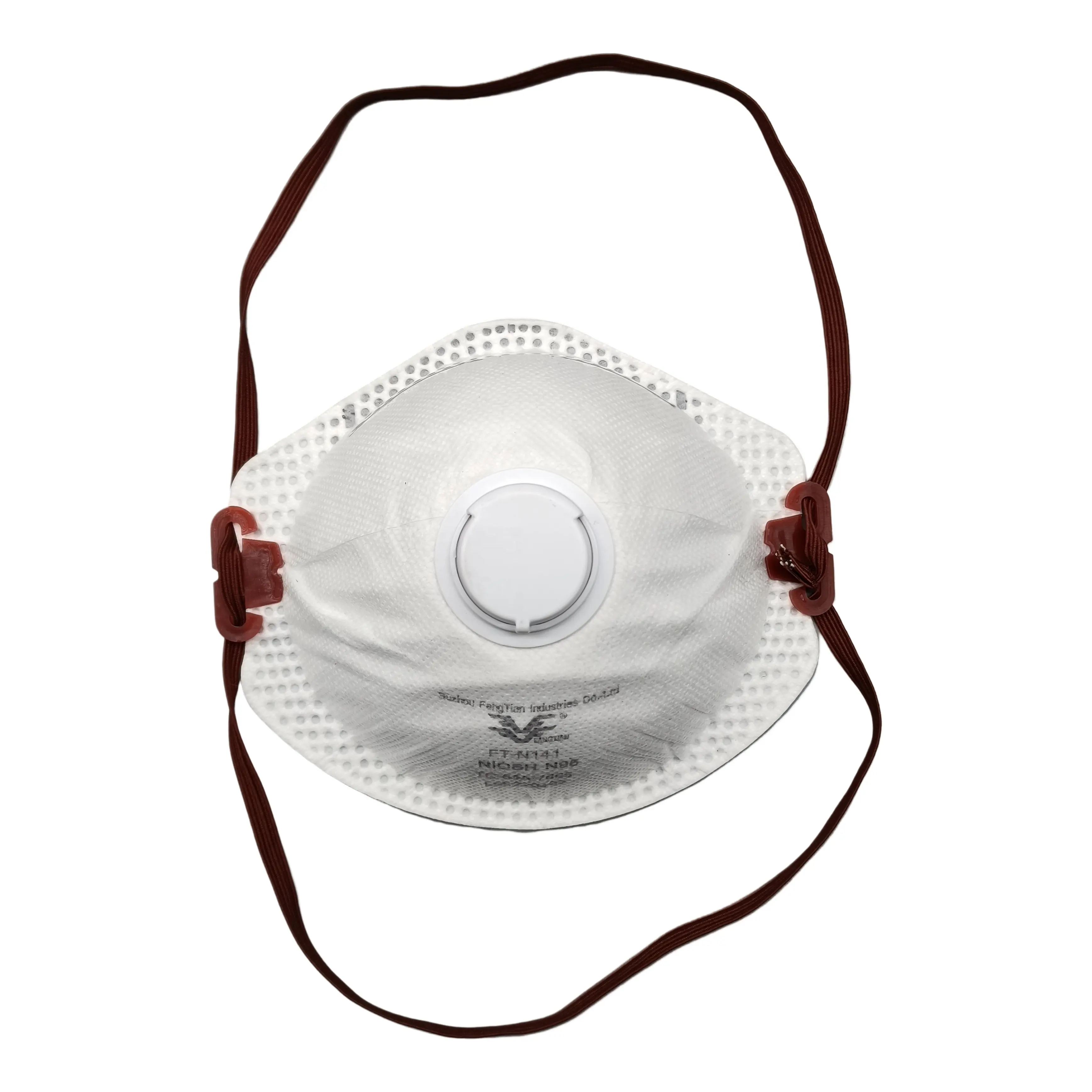 Novo design de máscara facial N95 Máscara contra poeira N95 com válvula N95 respirador