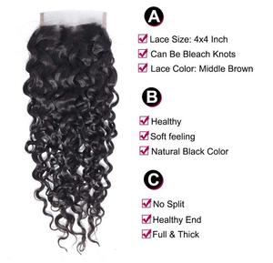 10A Brazilian Water Wave <strong>Bundles</strong>, 100% Unprocessed Virgin 3 <strong>Bundles</strong> Human Hair <strong>Bundles</strong>, Wet and Wavy <strong>Bundles</strong> with Multiple Color - Product Image 2