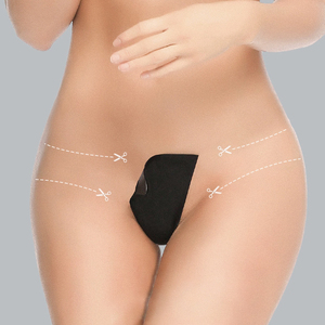 Tanga Sexy de Una Pieza para Mujer, Ropa Interior Invisible con Corazón de Tiro Bajo, Pantalones C Adhesivos de Silicona para Uso Íntimo - Product Image 3