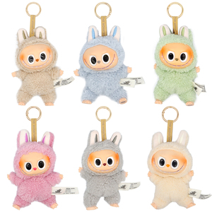 YQL 6個セットLabubu Bubmaトレンディなプレイドールビニールフェイスぬいぐるみ周り人形アニメフィギュアモデルおもちゃ