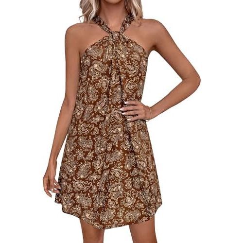 Floral marron