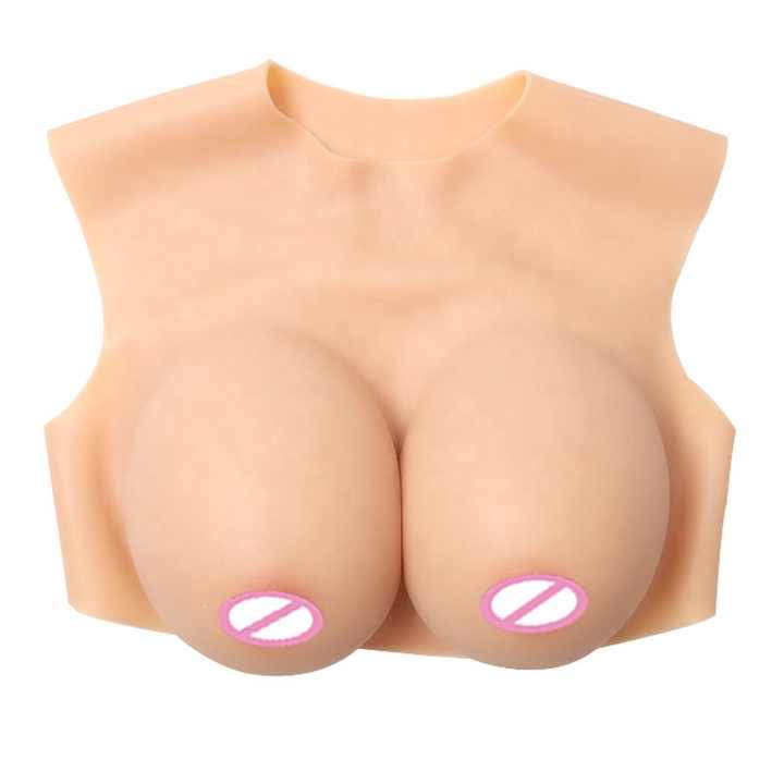 Transformador de formas de pecho de silicona para travestis, pechos falsos enormes realistas, sujetador de silicona para mujeres transexuales