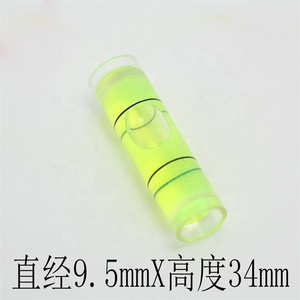 调平测量仪用绿色圆筒塑料气泡水平仪气泡小瓶 - Product Image 4