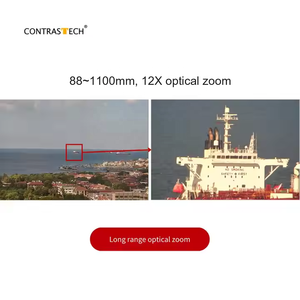 4MP 12x Zoom Long Range Bispectral MCT Cooled FPA Detector HD Thermal <strong>PTZ</strong> Network Camera with 20KM <strong>Laser</strong> Finder - Product Image 4