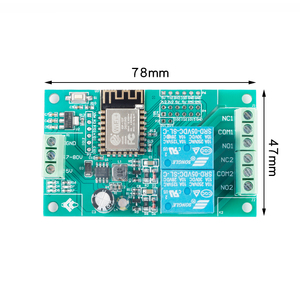 บอร์ดพัฒนาสัญญาณ <span class=keywords><strong>Wifi</strong></span> ไร้สายสำหรับ <span class=keywords><strong>ESP8266</strong></span>, แผงวงจร2/4/8ช่องสัญญาณ ESP-12F แหล่งจ่ายไฟ AC/DC 5V/<span class=keywords><strong>7</strong></span>-28V/5-80V สำหรับ <span class=keywords><strong>Arduino</strong></span> - Product Image 5