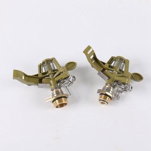 360度旋转1/2 “3/4” 男性冲击灌溉洒水器，具有尖峰可调角度振荡浇水功能 - Product Image 1