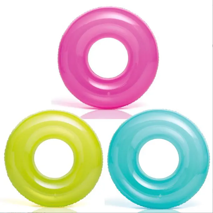 Personalizado inflável água piscina flutua anel azul piscina bebê portátil anéis flutuantes brinquedo
