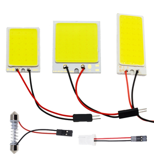 หลอดไฟ LED สำหรับอ่านหนังสือภายในรถยนต์48SMD 36SMD W5W T10สีขาวหลอดไฟโดมพู่ห้อยโคมไฟแผงไฟรถยนต์ - Product Image 6