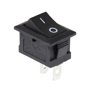 KCD1-101 SPST on OFF Rocker <strong>Switch</strong> 2PIN T85 Mini Rocker <strong>Switch</strong> 6A 250VAC 2 Positions PA66 with &quot;O I&quot; MRAKED - Product Image 1
