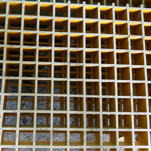 High Strength 25*100mm <strong>Rectangle</strong> FRP <strong>Grating</strong> Molded and Cut for Walkway Smooth Finish With Bending and Welding Services - Product Image 5
