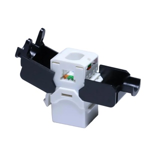 OEM RJ45 Cat6 180度UTP非屏蔽模块化梯形插孔，用于网络FTP连接器和接线板模块 - Product Image 2