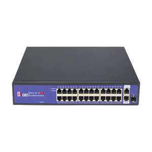 Công tắc PoE Gigabit 27 cổng + đường lên 3x1000m (2rj45 + 1 sợi) | Công suất 54g | Công GWS-3024PFD 30W/cổng - Product Image 2