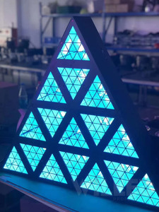 16x 30W RGB Golden Matrix Light Triangle Retro <strong>LED</strong> Stage Light Effect Retro Light - Product Image 6