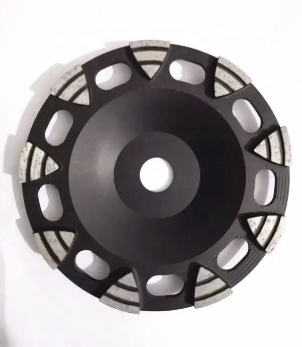 Diamante Grinding Cup Wheel com Triângulo Shaped Segmentos Usado para Angle Grinder