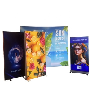 10ft Portable Fabric Trade Show Custom <strong>Pop</strong> <strong>up</strong> Light Box Backdrop Banner Fabric <strong>Display</strong> Stand Exhibit Advertising <strong>Display</strong> Wall - Product Image 4
