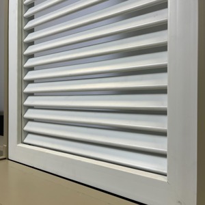 Окно BIEYE высокое качество Upvc жалюзи затвора окна индивидуальный дизайн фиксированные жалюзи - Product Image 3