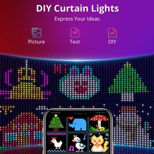 L'applicazione FEICAN controlla la luce dello schermo a Led fata RGB luce programmabile dello schermo Pixel - Product Image 1