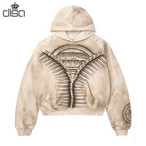 कस्टम शरद ऋतु सर्दियों <span class=keywords><strong>2025</strong></span> नए आगमन, कपास टेरी ओवरसाइज के खाली प्रिंट लोगो कैजुअल वियर एसिड वॉश हुडी - Product Image 1