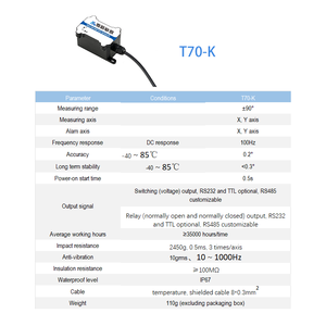Interruptor de ángulo de inclinación de 4 canales de 4 vías de doble eje para Módulo de medición de ángulo de inclinación de componentes - Product Image 2