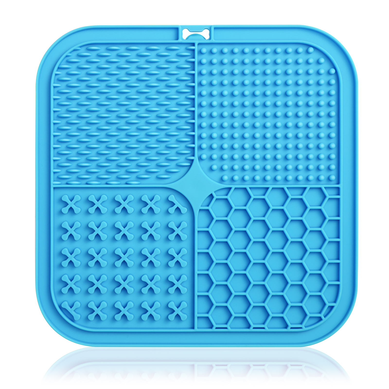Blue lick mat