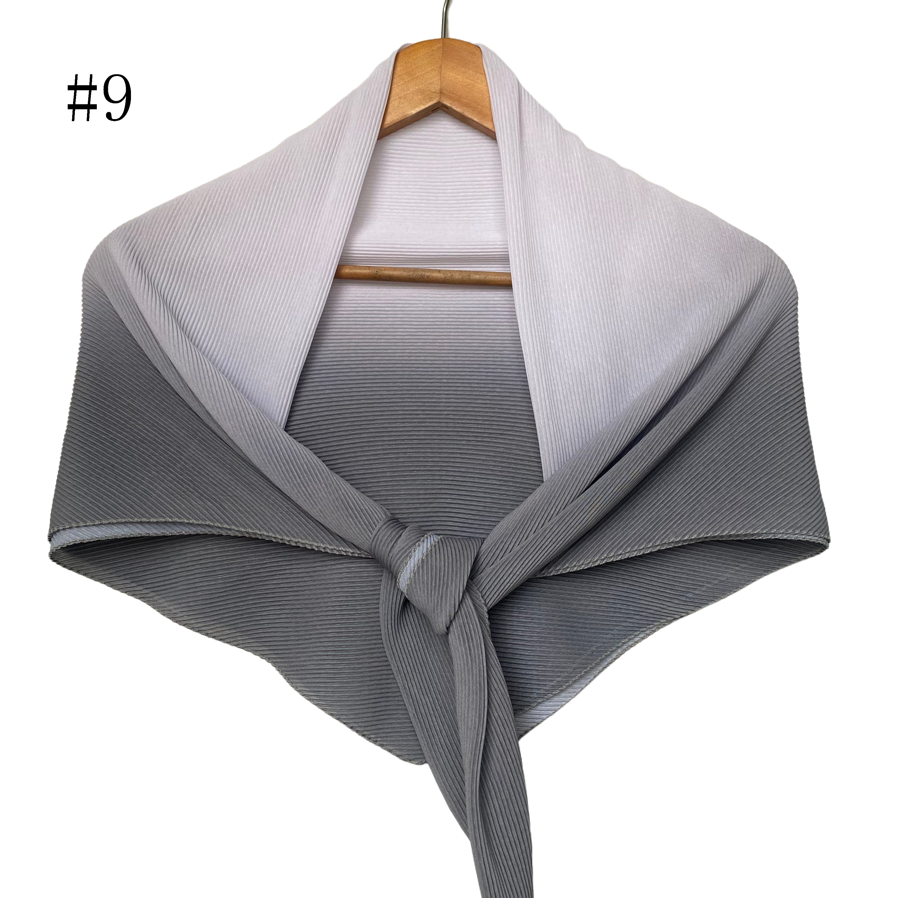 Foulard carré ombré en coton -#9