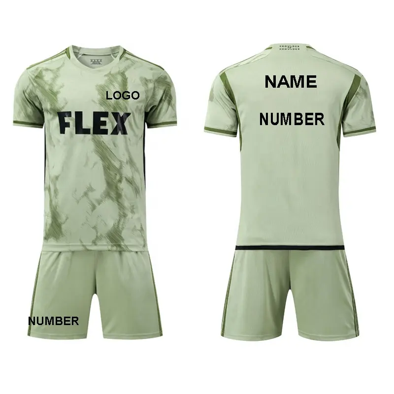 Camiseta de fútbol sublimada de calidad tailandesa LA 2023-2024 Camiseta de fútbol para hombre Conjunto de uniforme de fútbol de la Liga América Club