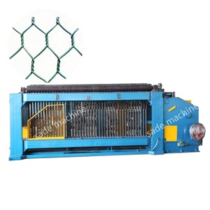 Hochleistungs-voll automatische Gabion-Netz maschine Sechseckige Stein käfig weberei für Bau-SPS-Kern komponenten - Product Image 2