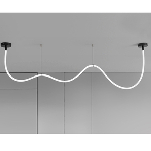 Modern Commercial IP67 Soft Linear LED Pendant Light 360 Degree Neon Surface Mounted <strong>Trunking</strong> Warm White <strong>Red</strong> Green Blue Colors - Product Image 1