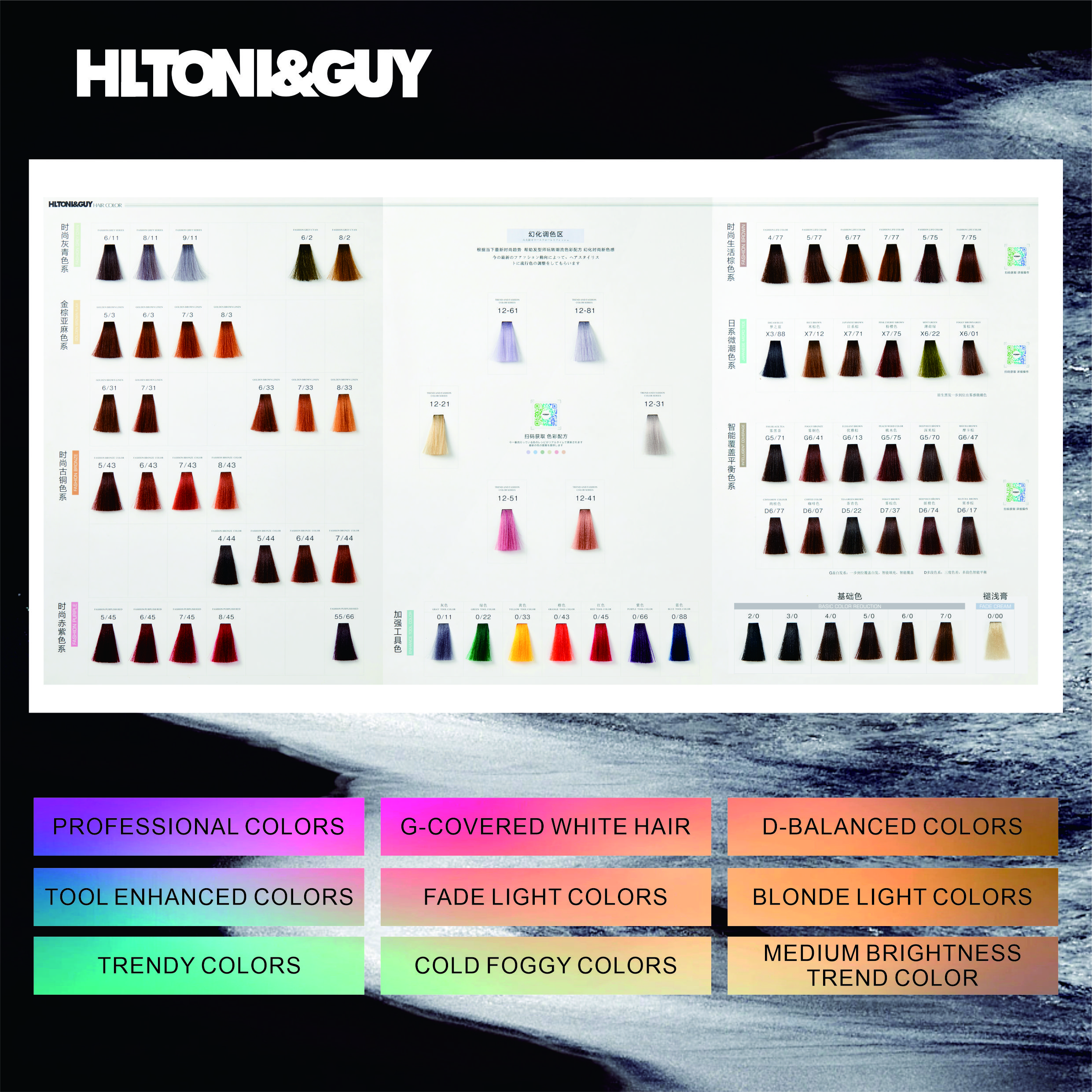 71 Todas las opciones de color