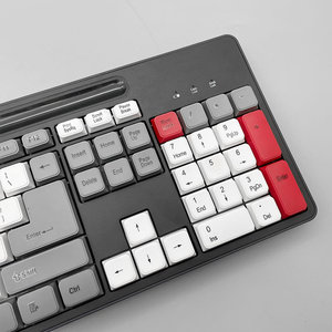 KW-109 BT Full-Size Office <strong>Keyboard</strong> Customized Arabic Wireless <strong>Computer</strong> <strong>Keyboard</strong> with Cradle for PC Laptop Desktop USB Connect - Product Image 5