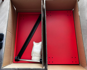 2-Tier Heavy Duty Cán công cụ giỏ hàng thép nền tảng lưu trữ Xe đẩy cho cơ khí nhà để xe Kho & sửa chữa cửa hàng - Product Image 6