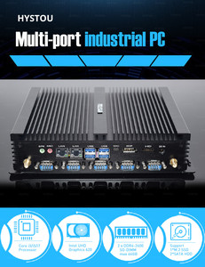 Fanless Mini Box PC Intel 8th Gen DDR4 RAM Intel Core I5プロセッサトリプルディスプレイデスクトップコンピュータ産業用Win11米国プラグ - Product Image 3