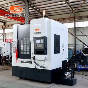Máquina de torno vertical CNC VTC750 Torno CNC certificado ISO 9001 con transportador de virutas para procesamiento de metales - Product Image 3