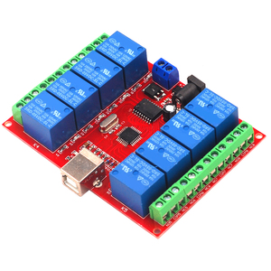 5V 12V 24V 8 canali relè USB interruttore di controllo No-drive programmabile Computer di controllo per Smart Home PC Controller intelligente - Product Image 4