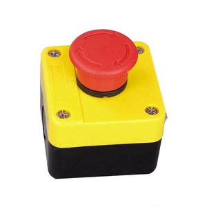 LA38-11 LED光源IP67保護付きセルフロック式レッドスプリングリターンプッシュボタンSwitch-1NO 2NO2NCコンビネーション - Product Image 4