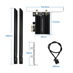 Y10-<span class=keywords><strong>WiFi</strong></span> 6E AX210 PCIe <span class=keywords><strong>Wifi</strong></span> thẻ bluetooth5.2 Card mạng 6GHz/5GHz/2.4Ghz 5400M Tri-Band <span class=keywords><strong>Wifi</strong></span> Adapter cho chơi game trực tuyến - Product Image 3