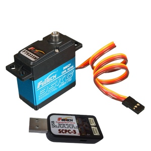 FT6335M 8.4V 35kg Waterproof Digital High Torque 360 Degree Magnetic Encoders Steel Gear Servo for Robots Quadcopters Tools