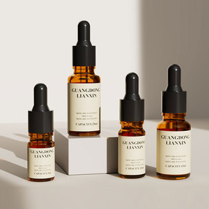 Tùy Chỉnh Nhãn Thủy Tinh Nhỏ Giọt Chai 5Ml-100Ml Hổ Phách Thủy Tinh Huyết Thanh Chai Với Kính Pipette Cho Mỹ Phẩm Tinh Dầu - Product Image 1