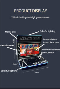 Gran oferta, consola de juegos Arcade Pandora Box para 2 jugadores, videojuego de lucha que funciona con monedas para niños, máquina Arcade de mesa con salida VGA - Product Image 4
