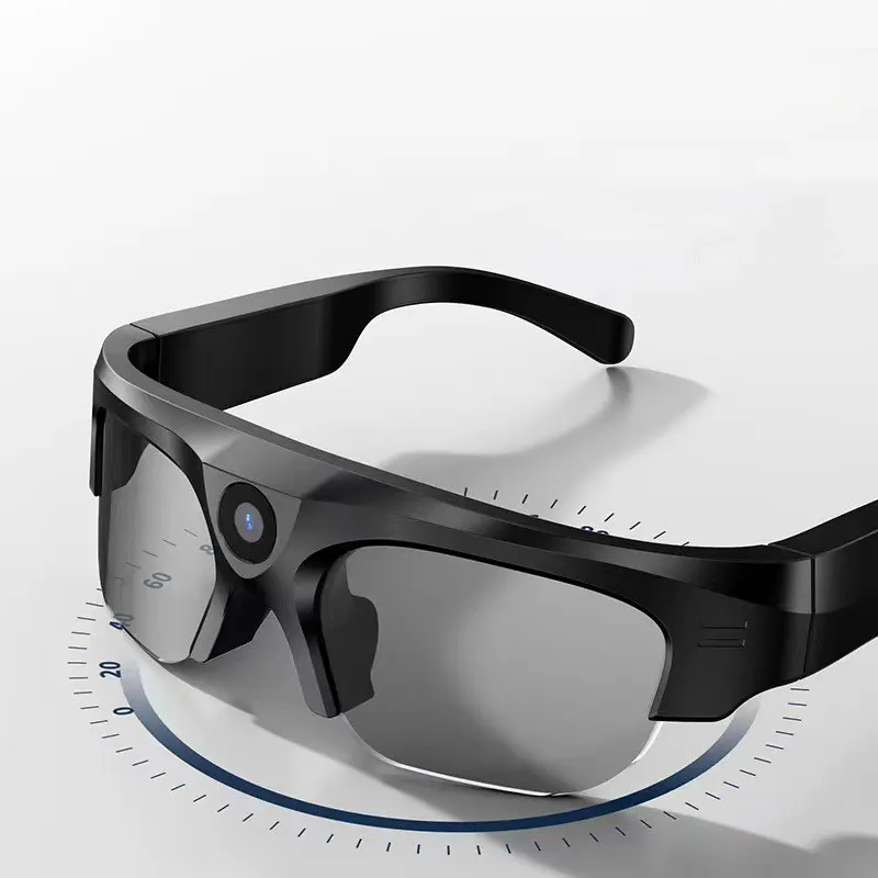 Multi-função 2K Gravação De Vídeo Óculos De Sol Sem Fio Câmera Sports Calling Smart Glasses com Câmera HD