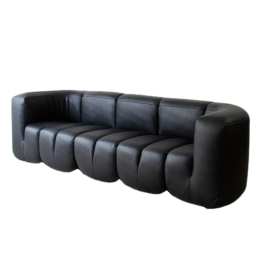 Hiện đại tối giản sáng tạo Thời Trung Cổ thiết kế căn hộ nhỏ sofa nhỏ Thẩm mỹ viện tiếp tân lưu trú tại nhà sofa da Bắc Âu