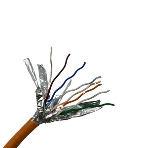Categoría 7 Ethernet doble blindado Cat7 ingeniería Smart Home POE Cable de conexión de red de monitoreo de alta definición - Product Image 5