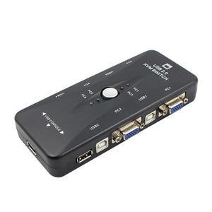 Conmutador de vídeo Manual para ordenador, caja de interruptores USB 2,0 VGA KVM, Monitor 4 en 1 de PC de alta calidad - Product Image 2