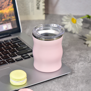 Tùy chỉnh bề mặt nhựa 5oz Yerba Mate cup siingle tường thép không gỉ cong cơ thể với PP bề mặt da và rơm - Product Image 6