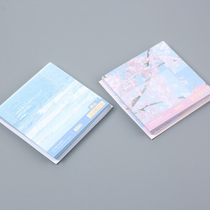 Bloc de notas de papel escolar portátil personalizado, Bloc de notas adhesivo creativo personalizado para uso estacionario de oficina - Product Image 1