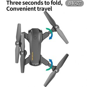 โดรนสี่ใบพัด BV27องศา,กล้องมืออาชีพ4K กล้อง HD คู่หลีกเลี่ยงสิ่งกีดขวาง WiFi Fpv พร้อมระบบไฟ LED แสดงโดรน - Product Image 5