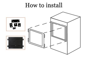 Monitor colgante de pared para ordenador, carcasa de Metal, Industrial, USB, pantalla táctil, salida de TV VGA, DVI, AV - Product Image 3